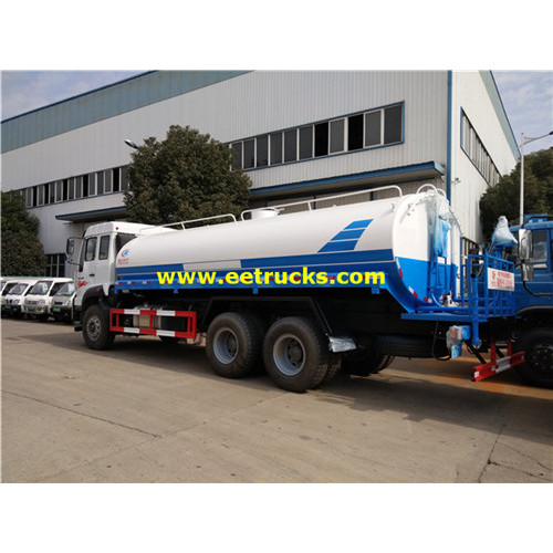 Camiones del petrolero del agua de 15cbm 6x4 SINOTRUK