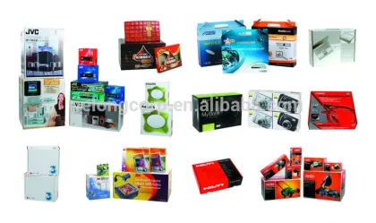 New creative design of color paper box for clothing industry