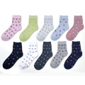 Color tube female socks