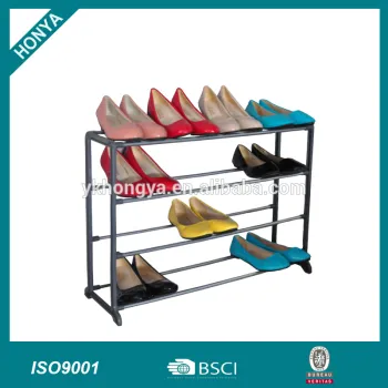 10 Stackable White Metal High Quality Life Shoe Rack