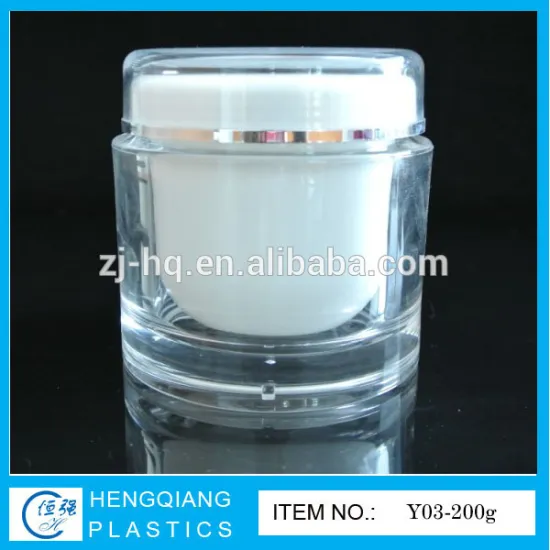 200g jar acrylic cream jar
