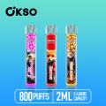 Okso Crystal Bar 800 Puffs E-rokok sekali pakai