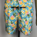 Pantalones cortos de playa para hombres estampados estampados con estilo hawaii