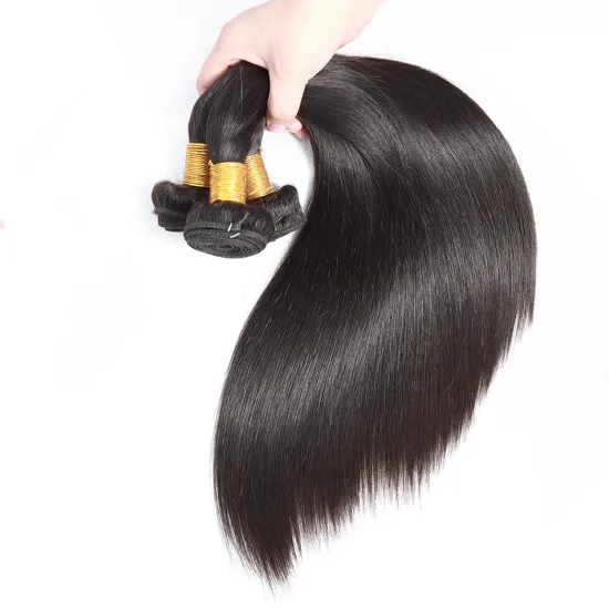 RUIMEI 100% Brazilian Human  Hair Weave Hair Wholesale In Virgin Cuticle Aligned Double Drawn Hair Peruvian Bundles With Closure