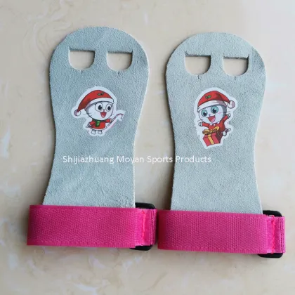 custom kids cowhide gymnastic grip palm pads