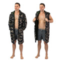 Parka de natación impermeable manga extraíble abrigo de abrigo