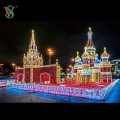 Outdoor Customized Christmas Castle Motif Light Display
