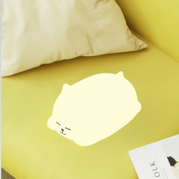 Kids Silicone Rubber Night Light with Timer and Dimmer for Bedroom