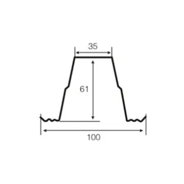 Steel omega channel sizes roll forming equipment
