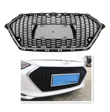 2016-2018 Hyundai ELANTRA Front Bumper Grille - Honeycomb Radiator Grille Upgrade