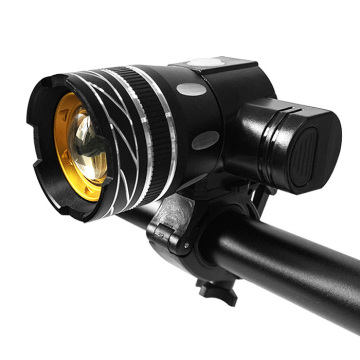 T6 Aluminum Alloy USB Charging Bicycle Front Light