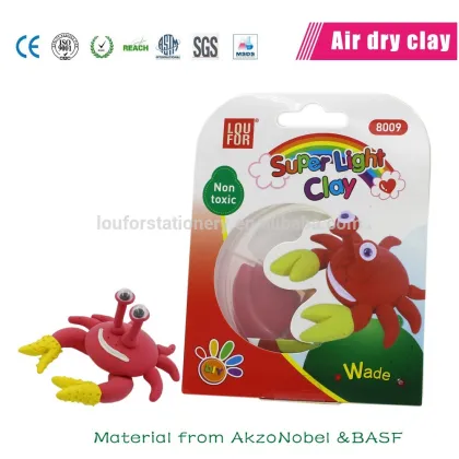 loufor air dry polymer clay play doh super light clay educational toys for kids