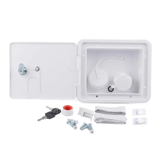 Gravity City Water Inlet Fill Dish Hatch Lock for RVs and Trailers