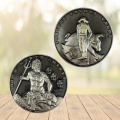 Amostra grátis em moedas personalizadas de desafio de metal 3d