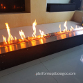 Remote Control Bio Ethanol Fireplace: Durable Stainless Steel Indoor Electric Fireplace