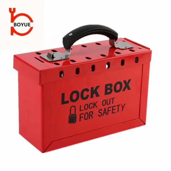 12 Locks Red Steel Portable Lockout/Tagout Box for Safety: The Ultimate Group Lockout Kit
