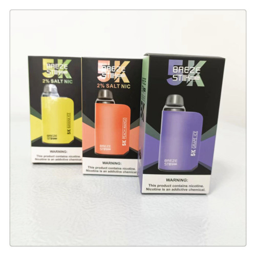 Box Breze Stiik 5000 퍼프 일회용 키트 vape