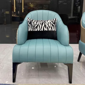 Latest Home Furniture Modern Leather Single Lounge