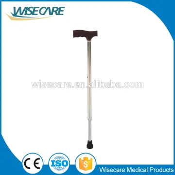 2016 Wholesales Aluminum T-shape walking stick adjustable cane for Old people