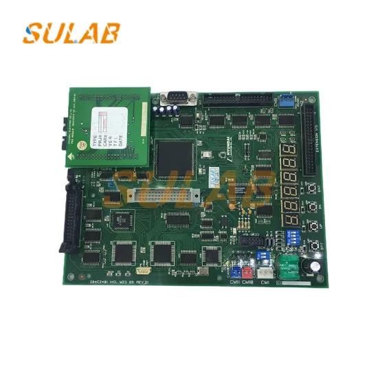 Hyundai Elevator PCB Board Model 204C2401 H13 M33BD: Original Replacement Part for Elevator Main Control System