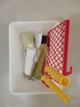 12pcs 12lt plastic bucket painting kit