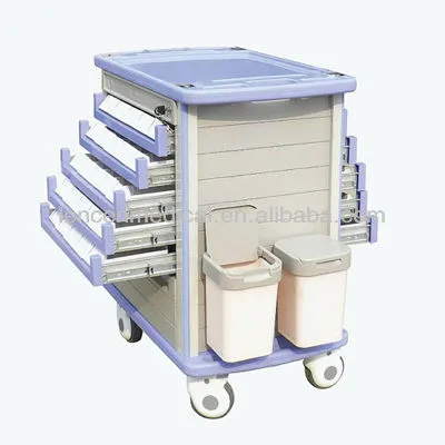 High quaility hospital medical dressing trolly cart for sale