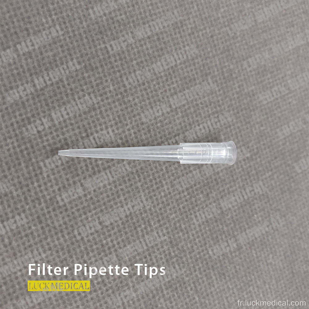 Conseils de pipette de laboratoire jetable