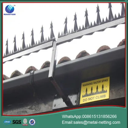 steel fence spike razor spike wall