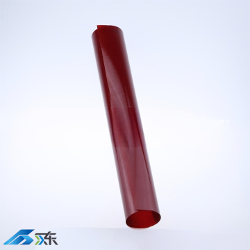 High-Transparency Wine Red Plastic Sheet Material
