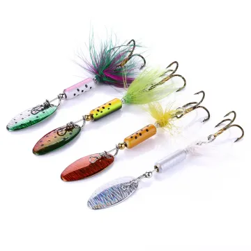 Χονδρικό 6,5cm 3,5g φτερό γραβάτα Metal Spinner Lure για ψάρεμα