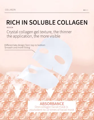 Custom Bio-Collagen 2 Hour Peel-Off Hydrogel Face Mask for Deep Hydration and Pore Minimization