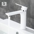 Modern hot cold brass single basin faucet