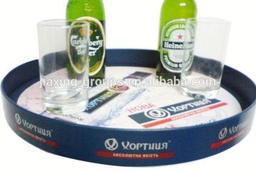 Popular ABS bar trays for beer food fruits etc.various shape and design color,OEM orders are welcome