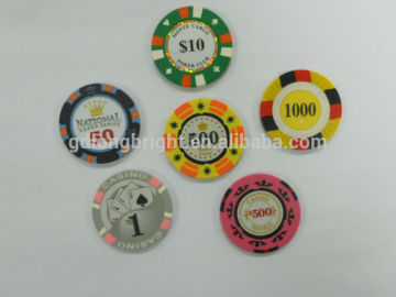 13.5g plastic wholesale casino premium poker star Poker Chip set