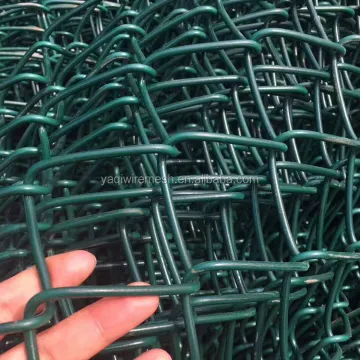 9 Gauge galvanized Diamond Hole chain link fence