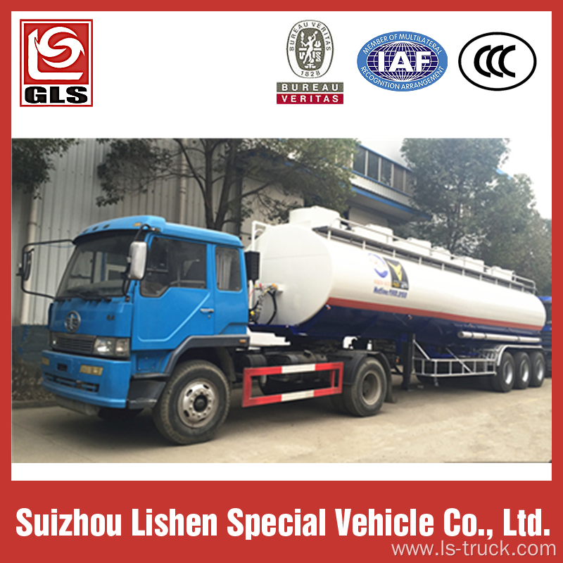 39000L Carbon Steel Oil Tank Semi Trailer