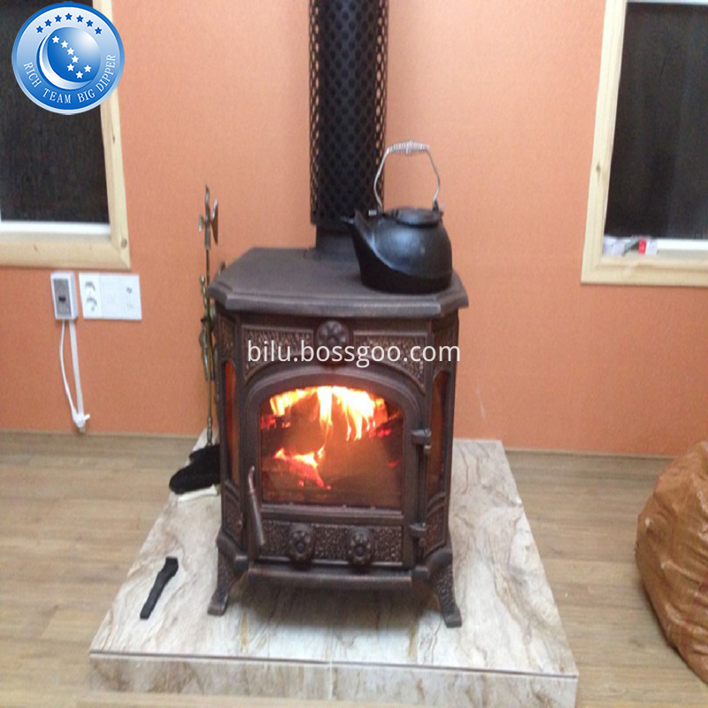 Wooden Case Cast Iron Wood Burning Stoves