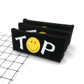 Popular top smile face style TPU pencil case