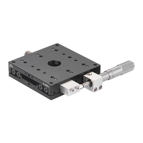 Etapă manuală pentru axa X din aliaj de aluminiu de înaltă precizie 80 mm