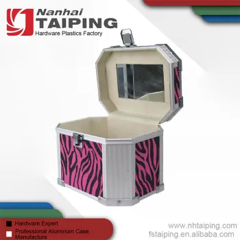 Hard Aluminum Frame Filled Cosmetic Cases And Boxes