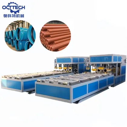 Drainage Pipe Socket Belling Machines Plant: PVC, PE, PP Manufacturing Equipment