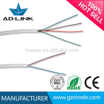 High speed telephone cable cat3 100m/roll 500m/roll 4 core cable