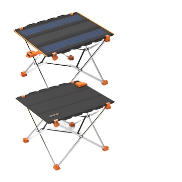 Portable Solar Charging Camping Table