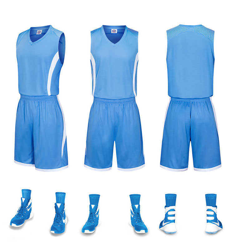 100% polyester comfortable basketball jersey for match