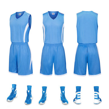 100% polyester comfortabele basketbal jersey voor wedstrijd