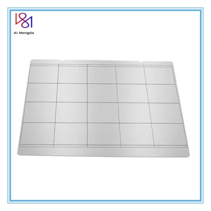 1pc Prusa i3 Mk3 Mk52 Spring Steel Sheet HeatBed Platform 3D Printer Printing Buildplate 253.8*241mm For Reprap 3D Printer Parts