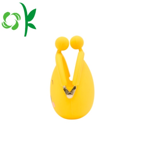 Quà tặng đám cưới Zipper Cartoon tiết kiệm không gian Silicone Purse