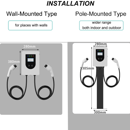 CHARGEUR AC MURD 22KW Niveau J1772 J1772