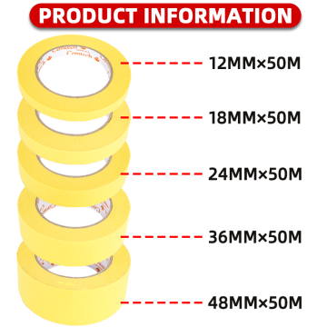 Korean Waterproof Rubber Adhesive Masking Tape for Wide Protection and Decoration