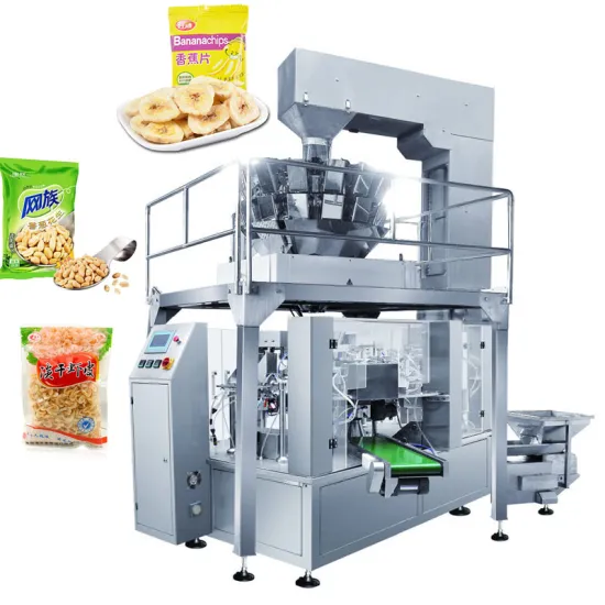 Multi-Lane Automatic Packing Machine for Soybeans, Oatmeal, Macaroni, Chickpeas, and Ground Coffee Creamer